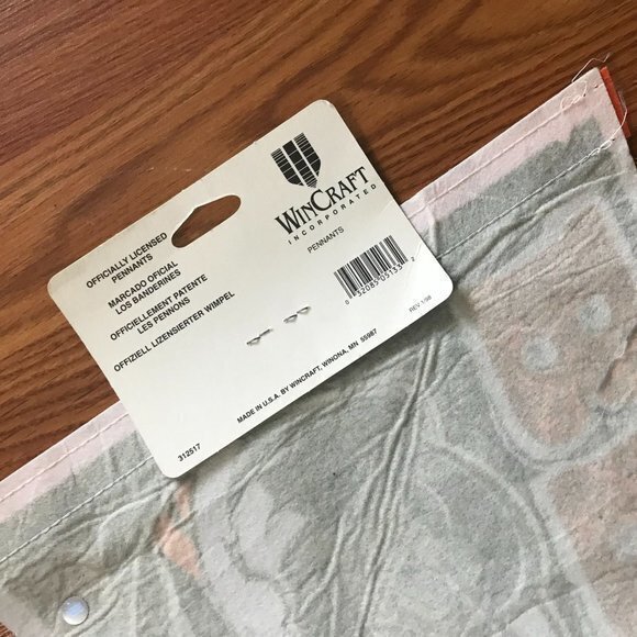 VTG 1990s DENVER BRONCOS NFL Football 30 X 12 Wincraft Sports #7 Flag Pennant - Picture 5 of 5